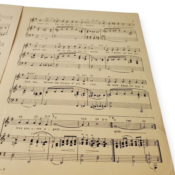 Lot of 2 VTG 1944 Sheet Music WWII Era Dinah Shore Movie Tin Pan Alley - Picture 13 of 15